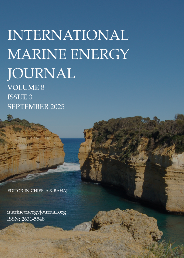 					View Vol. 8 No. 3 (2025): International Marine Energy Journal
				