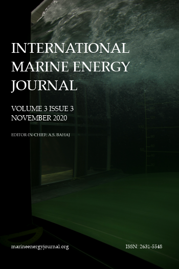 					View Vol. 3 No. 3 (2020): International Marine Energy Journal
				