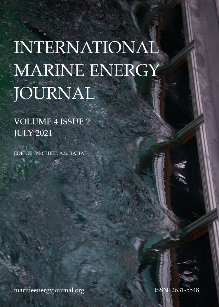 					View Vol. 4 No. 2 (2021): International Marine Energy Journal
				